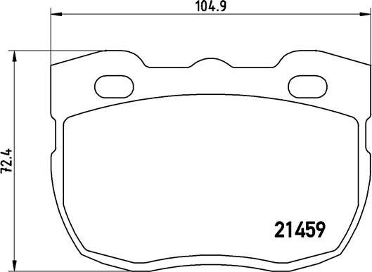 Brembo P 99 001 - Комплект спирачно феродо, дискови спирачки vvparts.bg