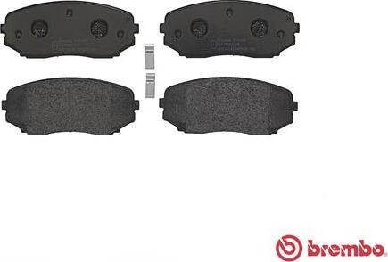 Brembo P 49 040 - Комплект спирачно феродо, дискови спирачки vvparts.bg