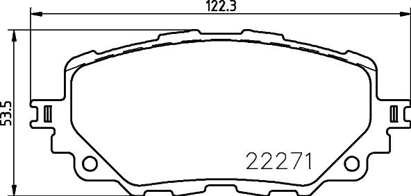 Brembo P 49 054 - Комплект спирачно феродо, дискови спирачки vvparts.bg