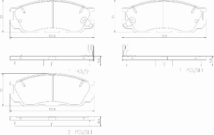 Brembo P49066N - Комплект спирачно феродо, дискови спирачки vvparts.bg