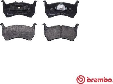 Brembo P 49 004 - Комплект спирачно феродо, дискови спирачки vvparts.bg