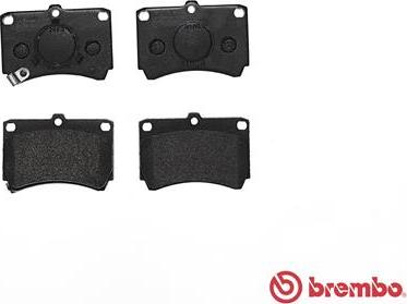 Brembo P 49 007 - Комплект спирачно феродо, дискови спирачки vvparts.bg