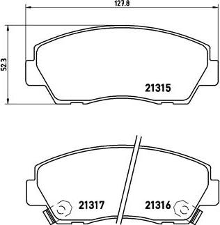 BOSCH 0 986 TB2 565 - Комплект спирачно феродо, дискови спирачки vvparts.bg