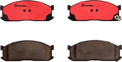 Brembo P49010N - Комплект спирачно феродо, дискови спирачки vvparts.bg