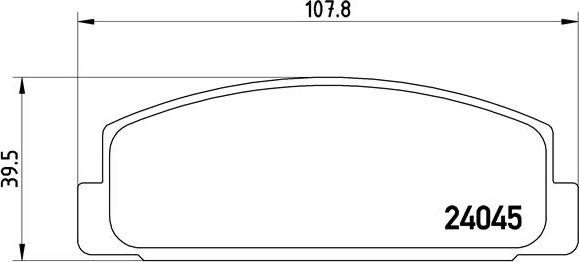 Brembo P 49 036 - Комплект спирачно феродо, дискови спирачки vvparts.bg