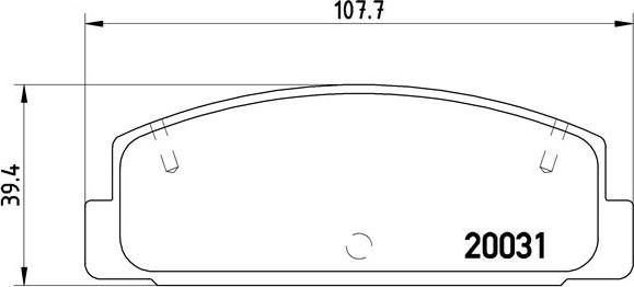 Brembo P 49 037 - Комплект спирачно феродо, дискови спирачки vvparts.bg