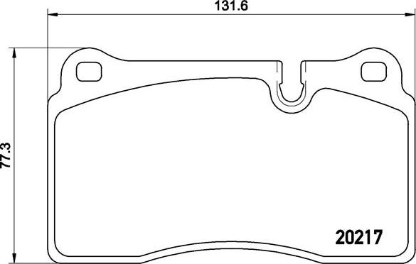 Brembo P 44 018 - Комплект спирачно феродо, дискови спирачки vvparts.bg