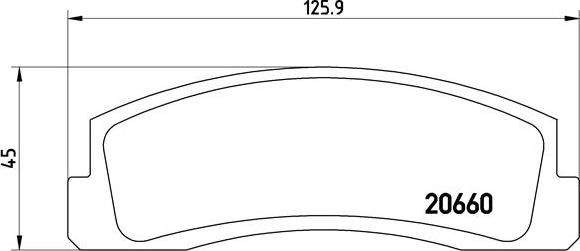 Brembo P 41 002 - Комплект спирачно феродо, дискови спирачки vvparts.bg