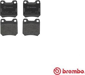 Brembo P 59 014 - Комплект спирачно феродо, дискови спирачки vvparts.bg