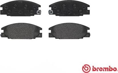 Brembo P 59 015 - Комплект спирачно феродо, дискови спирачки vvparts.bg