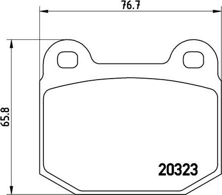 Brembo P 59 025 - Комплект спирачно феродо, дискови спирачки vvparts.bg