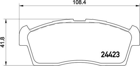 Brembo P 54 049 - Комплект спирачно феродо, дискови спирачки vvparts.bg