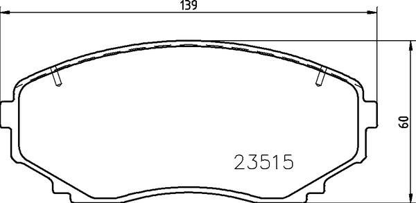 Brembo P54059N - Комплект спирачно феродо, дискови спирачки vvparts.bg