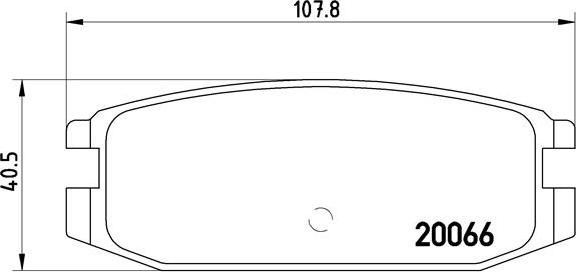 Brembo P 54 011 - Комплект спирачно феродо, дискови спирачки vvparts.bg