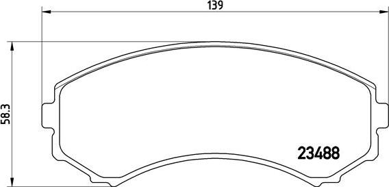 Brembo P 54 029 - Комплект спирачно феродо, дискови спирачки vvparts.bg