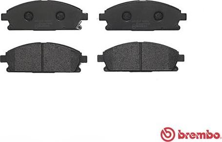 Brembo P 56 040 - Комплект спирачно феродо, дискови спирачки vvparts.bg