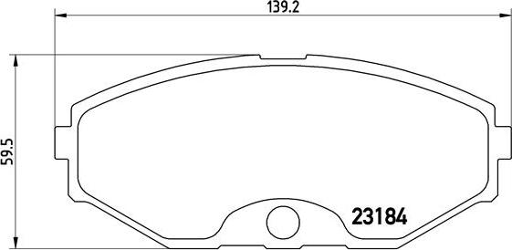 Brembo P 56 052 - Комплект спирачно феродо, дискови спирачки vvparts.bg