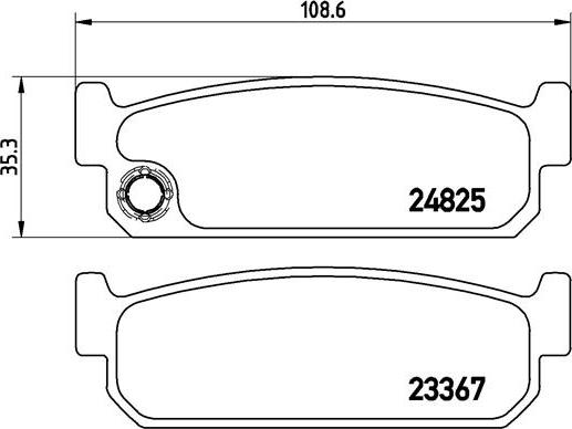 Brembo P 56 067 - Комплект спирачно феродо, дискови спирачки vvparts.bg