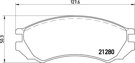 Brembo P 56 023 - Комплект спирачно феродо, дискови спирачки vvparts.bg