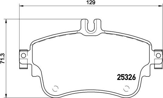 Brembo P 50 094 - Комплект спирачно феродо, дискови спирачки vvparts.bg