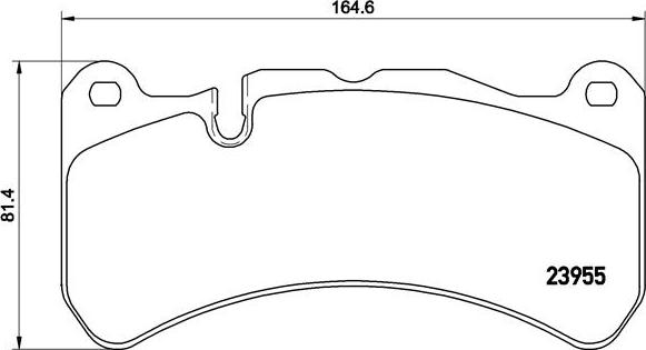 Brembo P 50 092 - Комплект спирачно феродо, дискови спирачки vvparts.bg