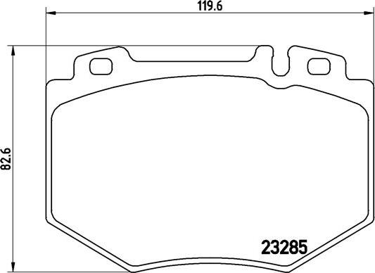 Brembo P 50 048 - Комплект спирачно феродо, дискови спирачки vvparts.bg