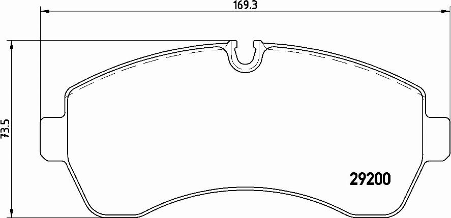 Brembo P 50 059G - Комплект спирачно феродо, дискови спирачки vvparts.bg