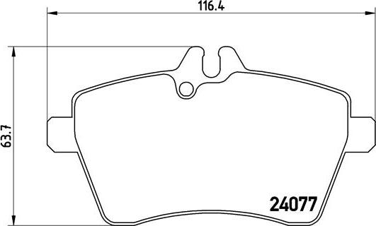 Brembo P 50 056 - Комплект спирачно феродо, дискови спирачки vvparts.bg