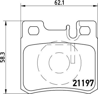 Brembo P 50 009 - Комплект спирачно феродо, дискови спирачки vvparts.bg