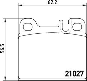 Brembo P 50 005 - Комплект спирачно феродо, дискови спирачки vvparts.bg