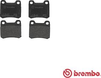 Brembo P 50 007 - Комплект спирачно феродо, дискови спирачки vvparts.bg