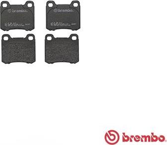 Brembo P 50 013 - Комплект спирачно феродо, дискови спирачки vvparts.bg