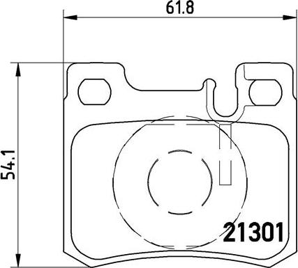 Brembo P 50 012 - Комплект спирачно феродо, дискови спирачки vvparts.bg