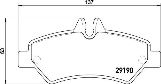 Brembo P 50 084 - Комплект спирачно феродо, дискови спирачки vvparts.bg