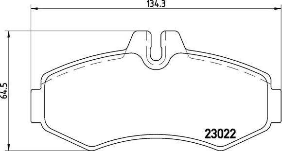 Brembo P 50 031 - Комплект спирачно феродо, дискови спирачки vvparts.bg