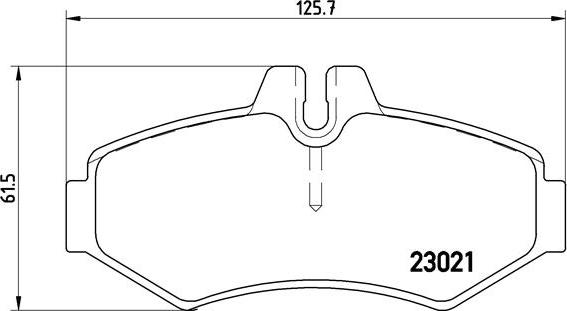 Brembo P 50 020 - Комплект спирачно феродо, дискови спирачки vvparts.bg