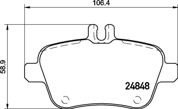 Brembo P 50 135 - Комплект спирачно феродо, дискови спирачки vvparts.bg