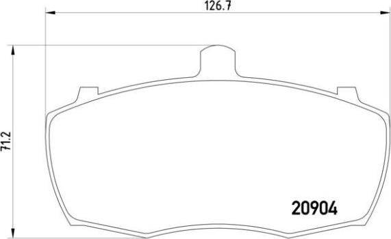 Brembo P 52 013 - Комплект спирачно феродо, дискови спирачки vvparts.bg