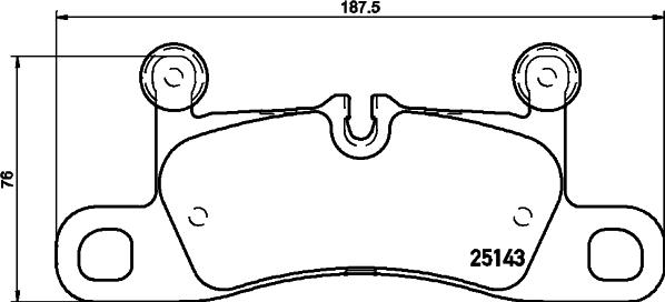 Remsa 1379.4 - Комплект спирачно феродо, дискови спирачки vvparts.bg