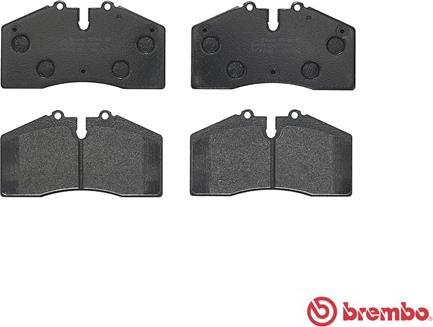 Brembo P 65 005 - Комплект спирачно феродо, дискови спирачки vvparts.bg