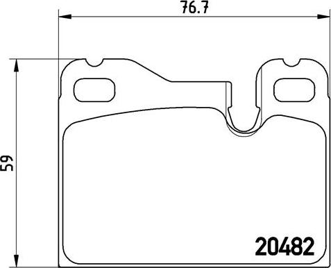 Brembo P 65 003 - Комплект спирачно феродо, дискови спирачки vvparts.bg