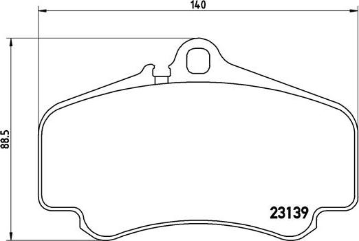 Brembo P 65 011 - Комплект спирачно феродо, дискови спирачки vvparts.bg