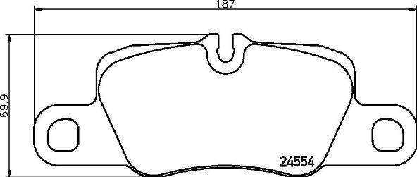 Brembo P 65 029 - Комплект спирачно феродо, дискови спирачки vvparts.bg