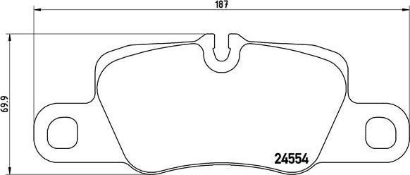 Brembo P 65 020 - Комплект спирачно феродо, дискови спирачки vvparts.bg