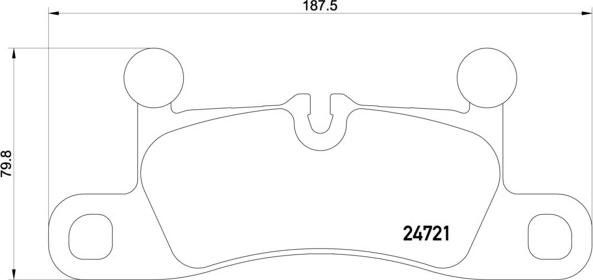 Brembo P 65 027 - Комплект спирачно феродо, дискови спирачки vvparts.bg