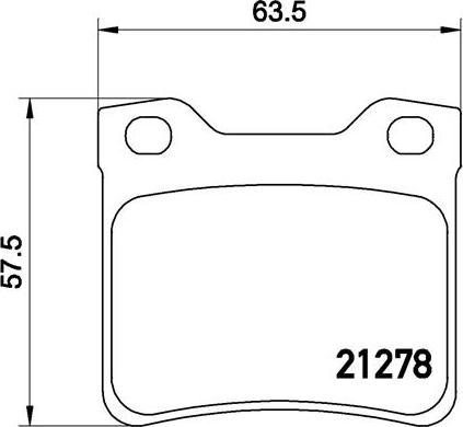 Brembo P 61 058 - Комплект спирачно феродо, дискови спирачки vvparts.bg