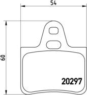 Brembo P 61 010 - Комплект спирачно феродо, дискови спирачки vvparts.bg