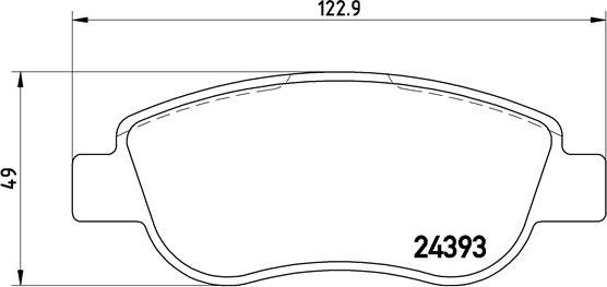 Magneti Marelli 363702161177 - Комплект спирачно феродо, дискови спирачки vvparts.bg