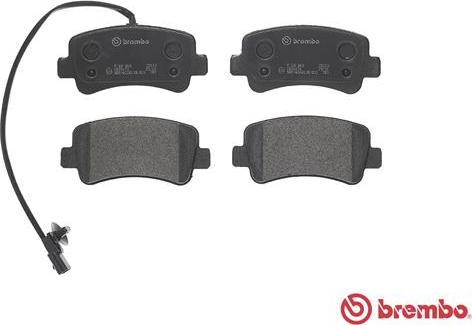 Brembo P 68 063 - Комплект спирачно феродо, дискови спирачки vvparts.bg