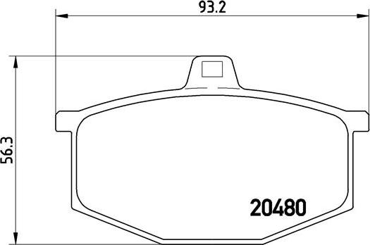 Brembo P 68 005 - Комплект спирачно феродо, дискови спирачки vvparts.bg